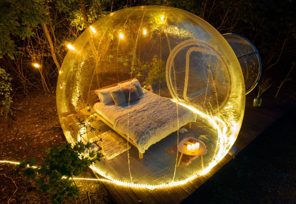 pvc inflatable bubble tent