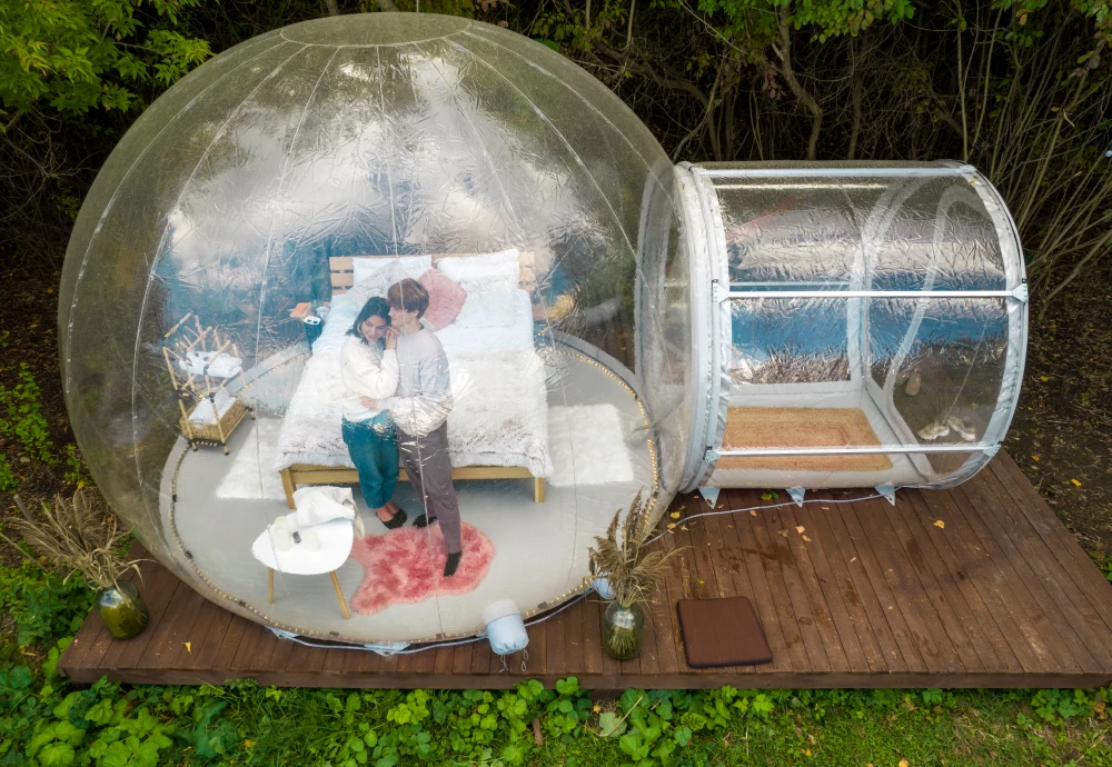 inflatable transparent tent